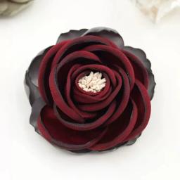 Broches De Flores De Tecido Coreano Para Mulheres, Fivela Corsage, Alfinetes De Lapela, Acessórios De Festa De Casamento, Presentes De Jóias, Lenço Elegante - Image 5