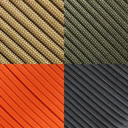 Cabo de Paraquedas Tático Militar, 550 Paracord, 7 Strand, Acessórios para Camping, Sobrevivência ao ar livre, DIY Bracelet Rope, 4mm - Image 4