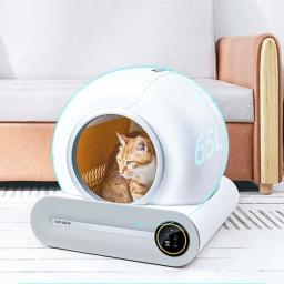 Caixa automática do lixo do gato, Tapete Smart Home, Caixa luxuosa do lixo do gato, Gaveta peneira, Grande filtro auto-limpante, Dla Kota Cats Products - Image 2