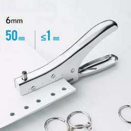 Furador artesanal para projeto de arte, Perfuração de cartão de papel, Cortador de papel, Perfurador de papel artesanal para crianças e adultos, 3mm, 6mm - Image 5
