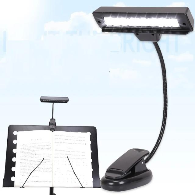 Luz LED Branca para Leitura de Partituras Orquestrais - Inclui Cabo USB