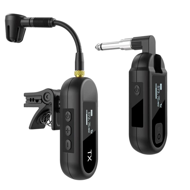 UHF sem fio saxofone microfone, adequado para vários instrumentos, adequado para apresentações ao ar livre ou palco - Image 1