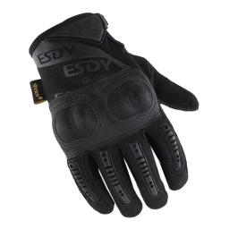 Luvas de couro armadura proteção concha masculino, desgaste completo do dedo, desgaste tático, novo - Image 1