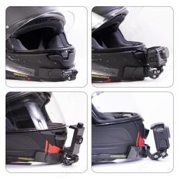 TUYU-Motocicleta Bicicleta Capacete Chin Mount, Câmera Acessórios, GoPro Max Herói, 12, 11, 10, 9, 8, Insta360, X4, X3, Um RS, X2, DJI AKASO - Image 5