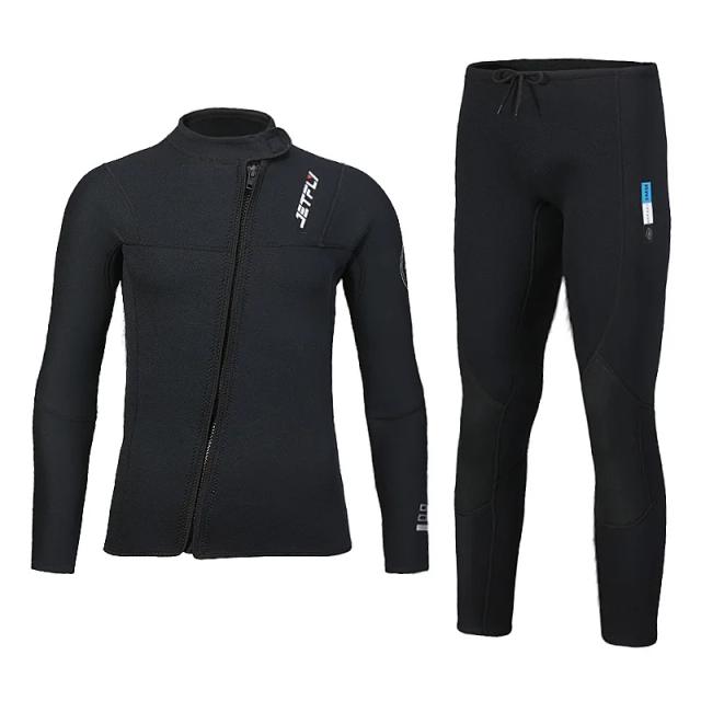 Terno de Mergulho Aquecido em Neoprene 3mm para Surf e Pesca Submarina, Novo Lançamento 2024