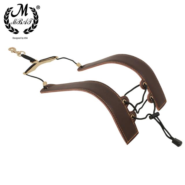 Cinto Ajustável de Couro para Saxofone - Conforto e Estilo para Alto, Tenor e Soprano