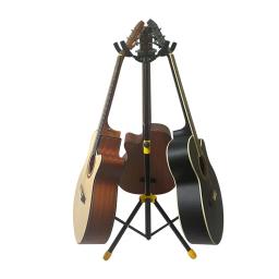 Altura ajustável Guitar Stand, piso dobrável tripé, Ukulele Guitar Hanger, suporte para várias guitarras, atacado - Image 2