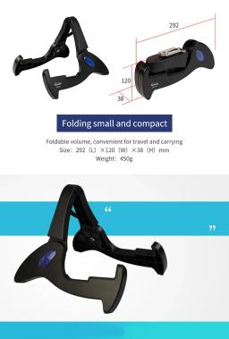 Estrutura de piso universal para guitarra, suporte, suporte acústico, clássico, guitarra elétrica, instrumento, acessórios - Image 6