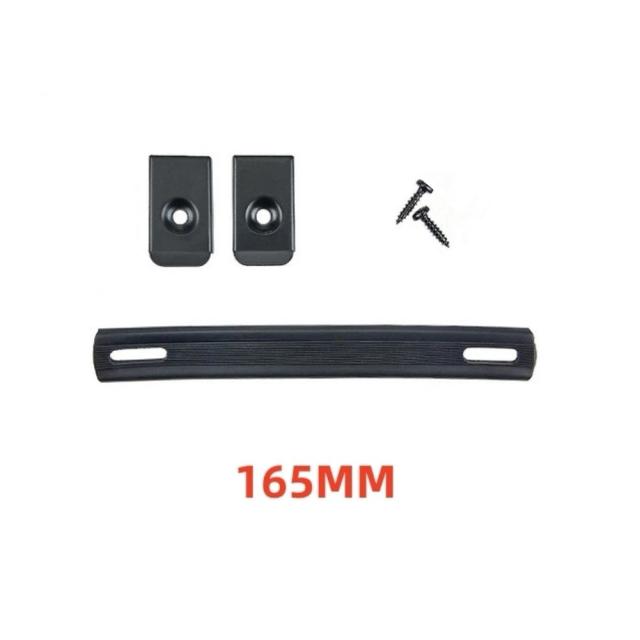 Alça de Guitarra Preta com Kit de Montagem em PVC e Metal para Alto-Falantes e Amplificadores