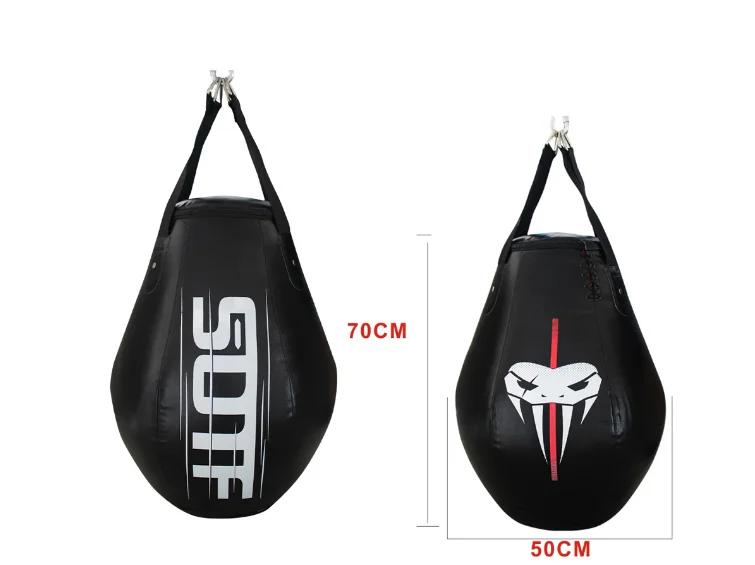 Saco de boxe pendurado em forma de pêra lágrima microfone gancho saco de boxe para adultos e crianças fitness luta - Image 1