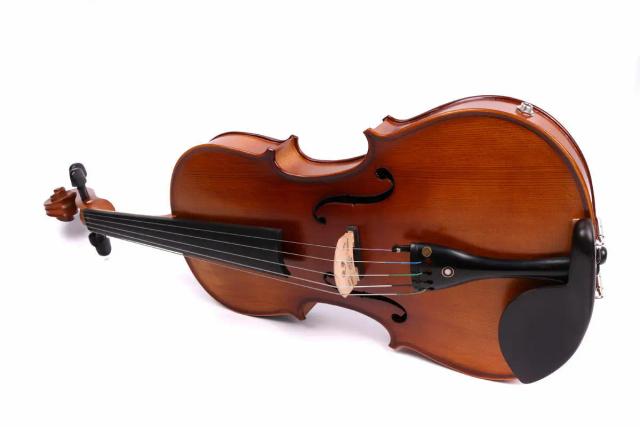 Viola Elétrica Acústica 5 Cordas em Cores Marrom com Som Maravilhoso de 15" a 16"