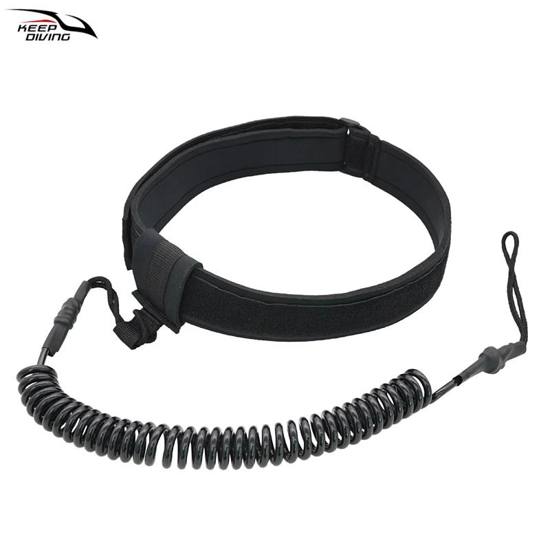 Corda de segurança para surf Stand Up Paddles Cordas de surf Trela da placa de segurança TPU Anti-lost Spiral Lanyard Acessórios de surf 6mm - Image 1