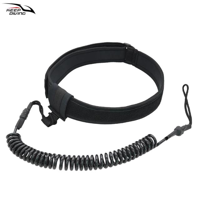 Corda de Segurança Anti-perda para Surf Stand Up Paddle - Trela Espiral em TPU 6mm