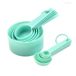 Colher De Medição De Plástico Copo de medição Ferramenta de cozimento Colher De Pó De Bolo DIY, 10 Pcs de Conjunto de Escala - Image 6