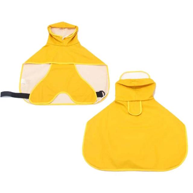 Jaqueta Impermeável para Cães de Todos os Tamanhos com Capuz - Ideal para Chuva e Conforto Náutico