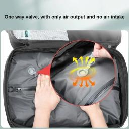 Mochila airbag expansível de grande capacidade para homens, armazenamento a vácuo, mochilas de viagem, 15.6 espaços, à prova d'água, usb, laptop, bolsa de negócios - Image 3