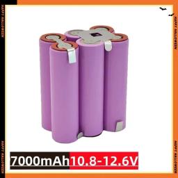 2S1P-6S2P 18650 35E 3500mAh 7000mAh 7.4V 12.6V 14.8V 18V 25.2V 29.6V para baterias de chave de fenda solda 18650 bateria - Image 5