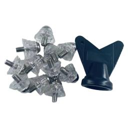 Universal Futebol Bota Spikes, M5 Rosca Spikes, Rugby Sapatos Studs para Treinamento de Competição, Indoor e Outdoor Sports, Parafuso de relva, 12PCs - Image 1