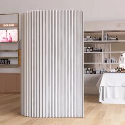 Parede de papel de órgão dobrável branco personalizável, tela removível e divisórias, divisória de escritório e varanda, 2m, 3m - Image 2