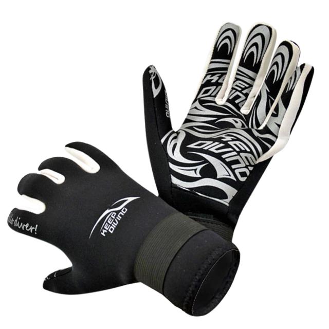 Luvas Subaquáticas Antiderrapantes para Natação, Surf, Caça Submarina e Atividades Aquáticas - 3mm