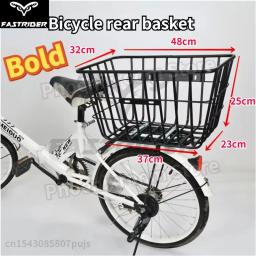 Grande Capacidade Metal cesta de bicicleta, impermeável, impermeável, Pet, Bold traseira, bicicleta saco, bicicleta acessórios - Image 1