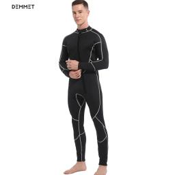 Fato preto de peça única para homens, roupa de mergulho de manga comprida, mergulho de pesca cilindro, roupas esportivas de mergulho, novo, Dropship, 3mm - Image 5