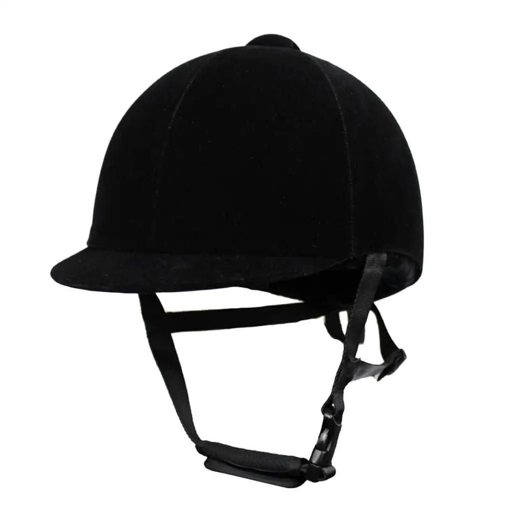 Capacete de segurança equitação de veludo Equestrian Sport Schooling Protective Head Gear Capacetes equinos ventilados para jovens cavaleiros - Image 1