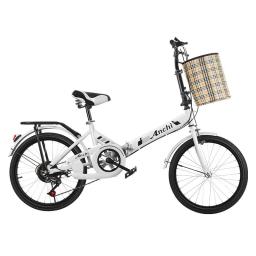 Bicicleta dobrável de 20 polegadas, para crianças de meia-idade, estudante, velocidade única, velocidade variável, portátil, viagem leve, para a cidade, novo - Image 1