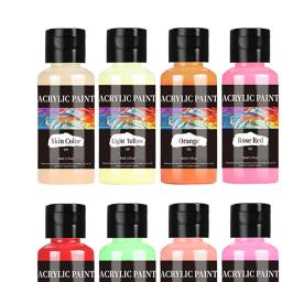 Impermeável acrílico couro pintura conjunto, DIY arte artesanato, projeto sapatos, kit de pintura para assento de carro, bolsa lona, sofá jaquetas, 24pcs - Image 6