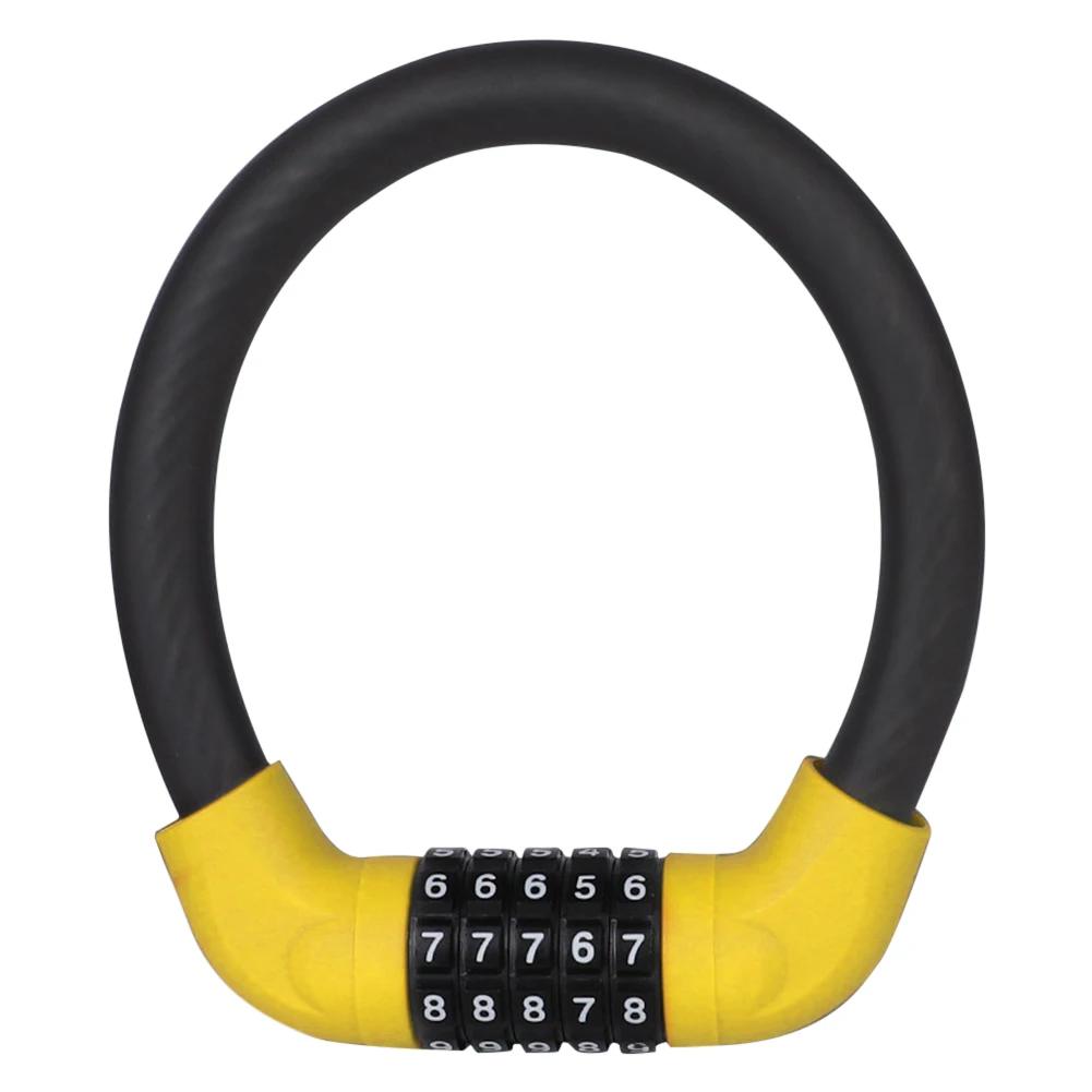 Bloqueio De Bicicleta Universal com Combinação De Código De 5 Dígitos, Anti-Theft Bike Lock, Equipamento De Bloqueio De Segurança, MTB Acessórios De Bicicleta - Image 1