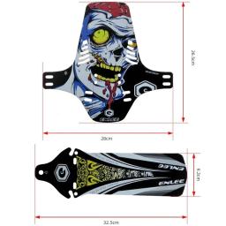 Universal bicicleta reflexivo mudguard, garfo dianteiro, pára-choque da roda traseira, adequado para Mountain Road Bike, ciclismo asas, lama guarda - Image 4
