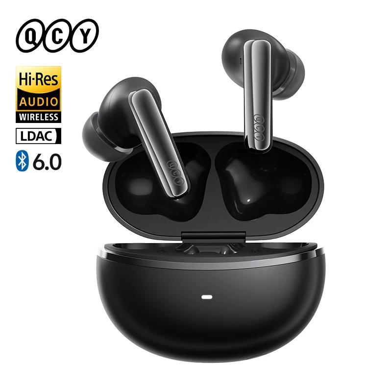 QCY MeloBuds N70 Fones de ouvido sem fio ANC Bluetooth 6.0 com cancelamento de ruído adaptativo LDAC, áudio de alta resolução, 6 microfones ENC, 50 horas de reprodução, carregamento sem fio, detecção intra-auricular - Image 1