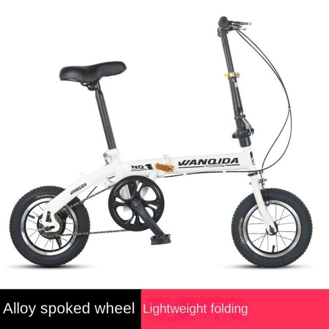 Bicicleta Dobrável 12" Leve Freios Duplos Ajustável