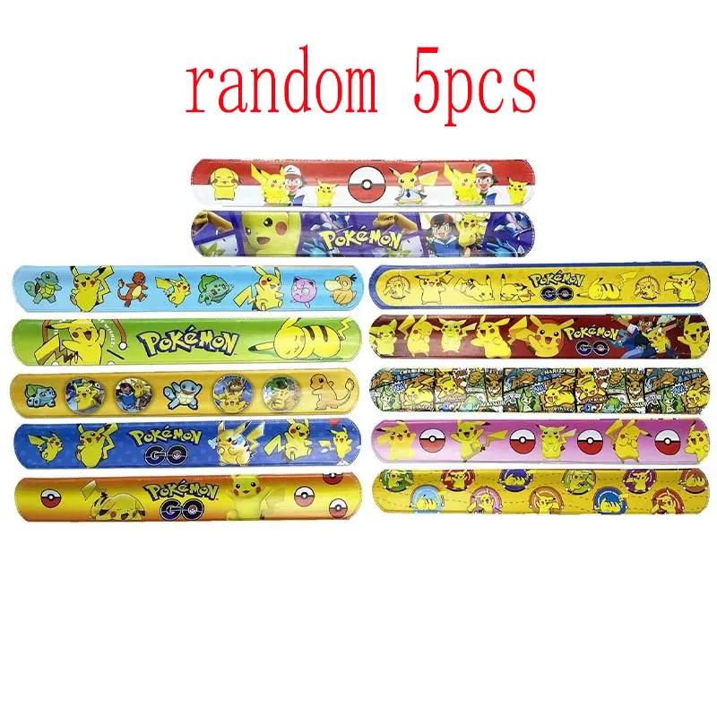 Sonic pokemon anime série pulseira de pulso crianças clap anel tapa pulseiras pikachu crianças partys snapping anéis brinquedo presentes aniversário - Image 1