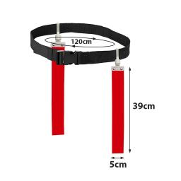 Futebol americano Jogo Training Belt, Cintura ajustável Strap, Rugby Flag Tag - Image 6