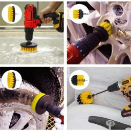 Novo kit de limpeza do carro purificador broca detalhando escova conjunto ar condicionado aberturas toalha polidor carro auto detalhando ferramentas - Image 5