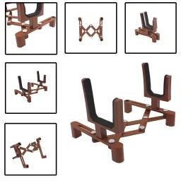 Ajustável Violino Stand Holder, portátil, Full Size, Acessórios de cordas Instrumento, retrátil, dobrável Fiddle Bracket, esponja Pad - Image 5