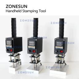 ZONESUN-Máquina de estampagem a quente portátil, Heat Press, Ferramenta de couro digital, papel e madeira, logotipo personalizado, Foil Stamp, ZS-HST1 - Image 6