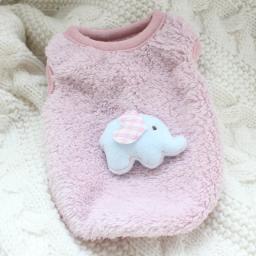 Colete sem mangas com padrão animal para animal de estimação, colete quente para gatinho e cachorro, anti-queda, roupas de inverno - Image 2