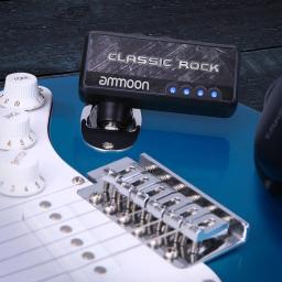 Ammoon-guitarra elétrica amplificador de auscultadores, Jack e Aux In com Rock clássico efeito de distorção, amplificador 1/4 in, 3.5mm plug - Image 3