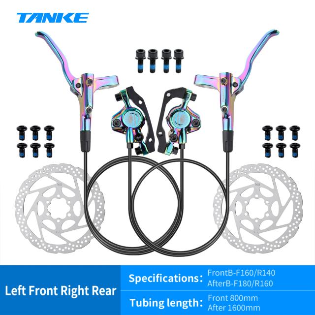 TANKE MT-200 Freio a Disco Hidráulico MTB Pistão Duplo 800/1600mm