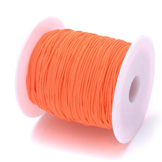 Cabo Elástico de Náilon 1mm - 100m para Pulseiras e Acessórios DIY Artesanais