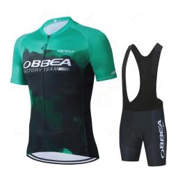 Conjunto de camisola masculina ciclismo, roupa de ciclismo de manga curta, uniforme de bicicleta montável MTB, outdoor, verão, 2022 - Image 5