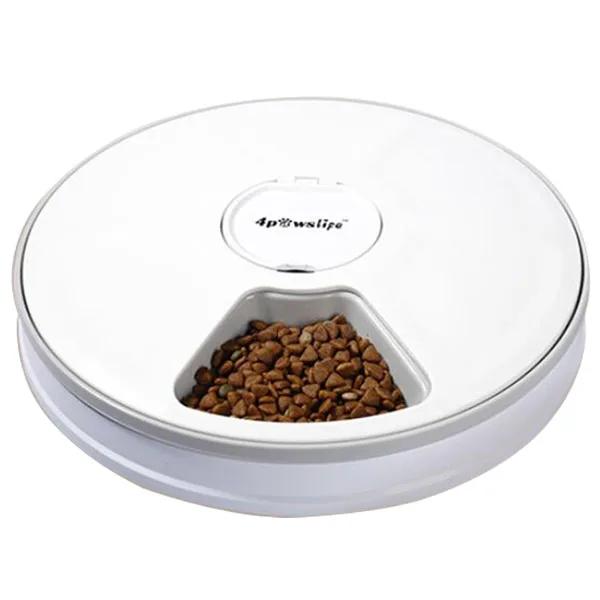 Alimentador Automático Inteligente para Animais de Estimação com Registro de Voz e Temporizador, Tela LCD e Design em Aço Inoxidável para Cães e Gatos