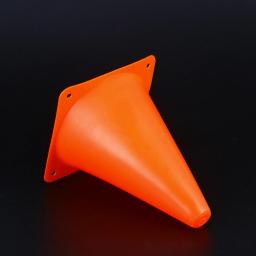 6 pces 18cm futebol futebol rugby formação cones esportes ao ar livre obstáculos barreiras para crianças ao ar livre jogos e atividade (laranja) - Image 3