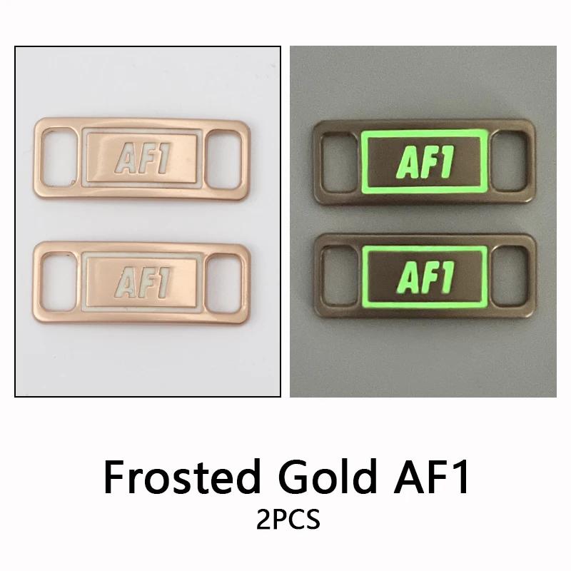 AF1 Metal Buckle Cadarços, Encantos Cadarço, Acessórios de Sapato, Sapatilhas Kits Aplicável, Air Force One, Sapatos Decorações, Moda - Image 1