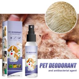 60ml pet desodorante spray desodorante odor líquido perfume para cães gatos efficienttive aliciamento produtos para filhote de cachorro com porto suave - Image 2