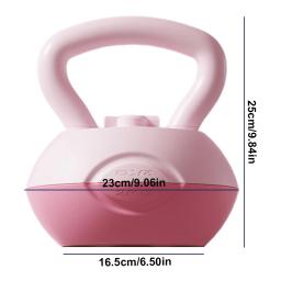 Kettlebell cheios de água pesos anti deslizamento aperto haltere pesos pesos ajustáveis pesos de mão para treinamento de força - Image 5