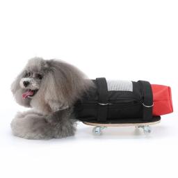 Cadeira de rodas leve para cães idosos com deficiência Scooter de carro assistido, suporte de pernas ajustáveis, carrinho de reabilitação - Image 2