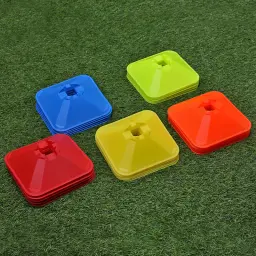 Quadrado Futebol Placas De Sinal De Treinamento, Cones Do Sinal De Obstáculo, Equipamento De Basquete, Equipamento De Treinamento, 10Pcs - Image 4